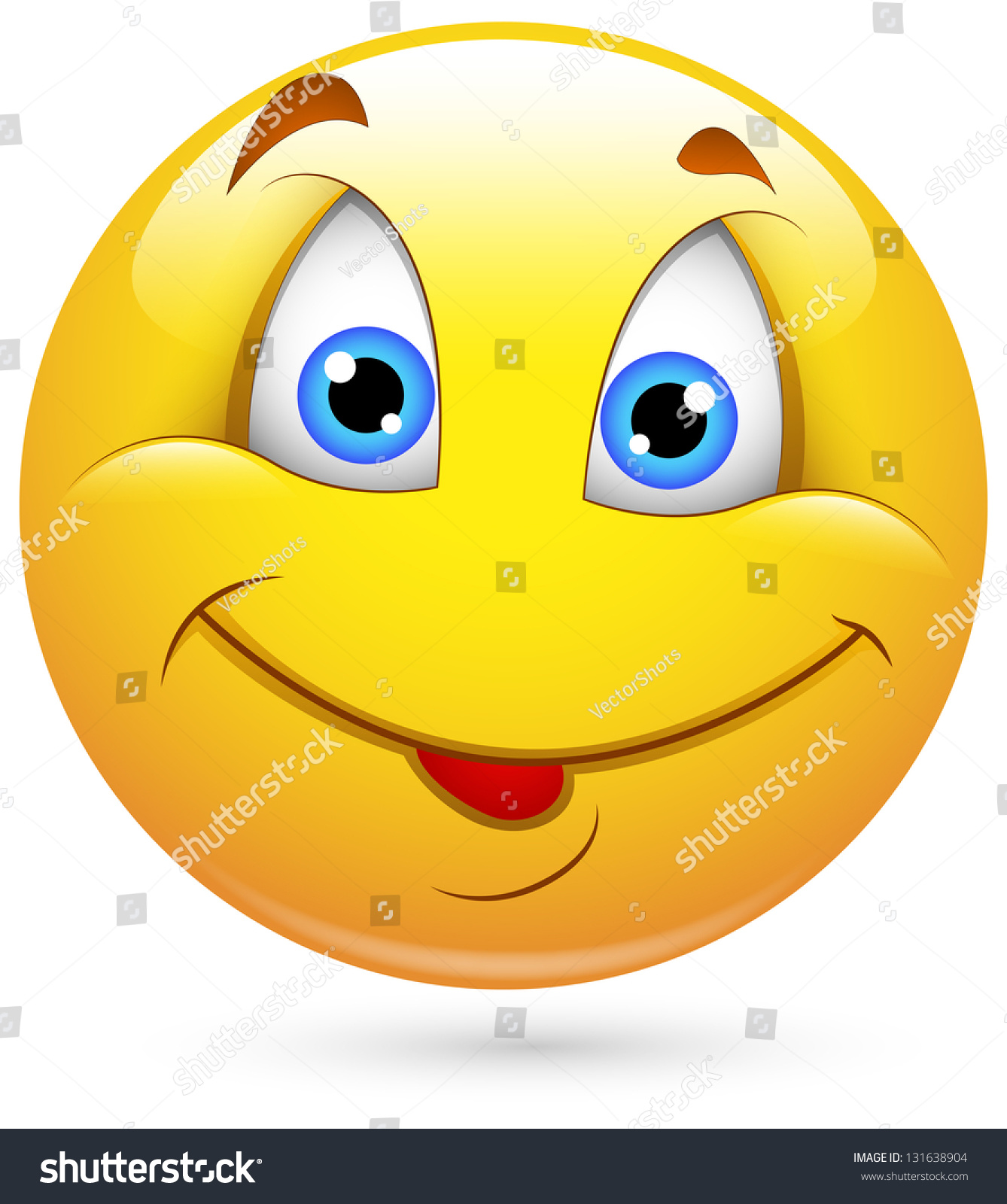 Smiley Illustration - Dumb Face - 131638904 : Shutterstock