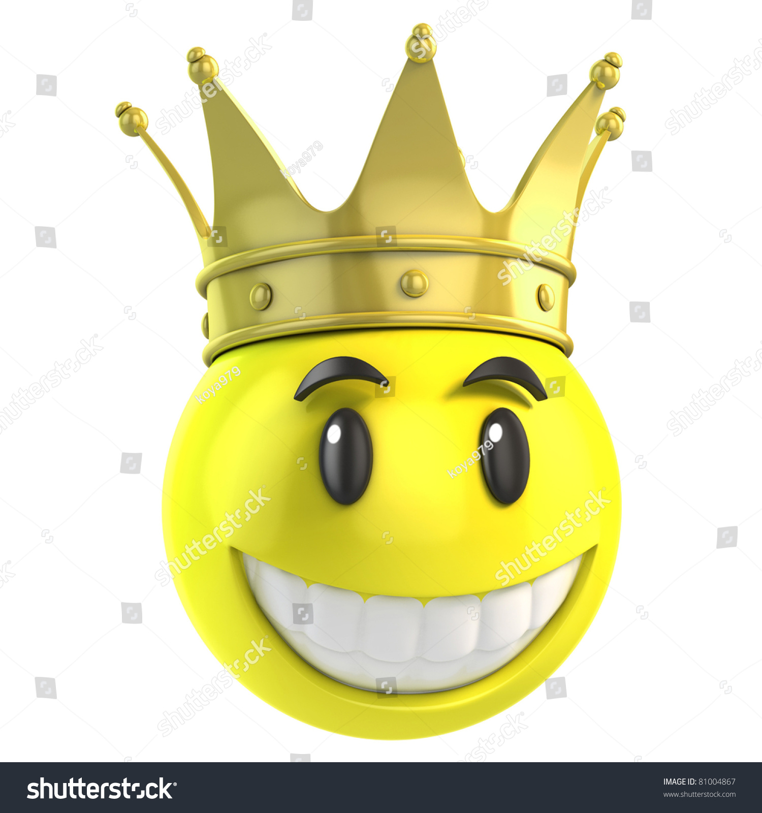 Smiley King Stock Photo 81004867 : Shutterstock