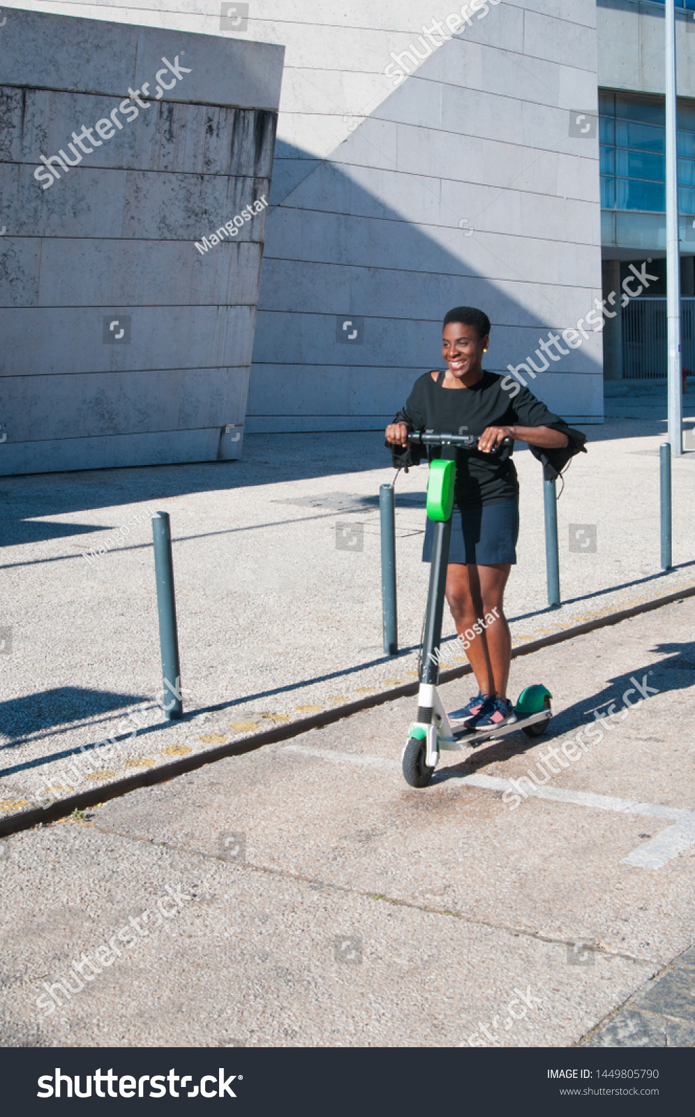 Young Black Girl Riding