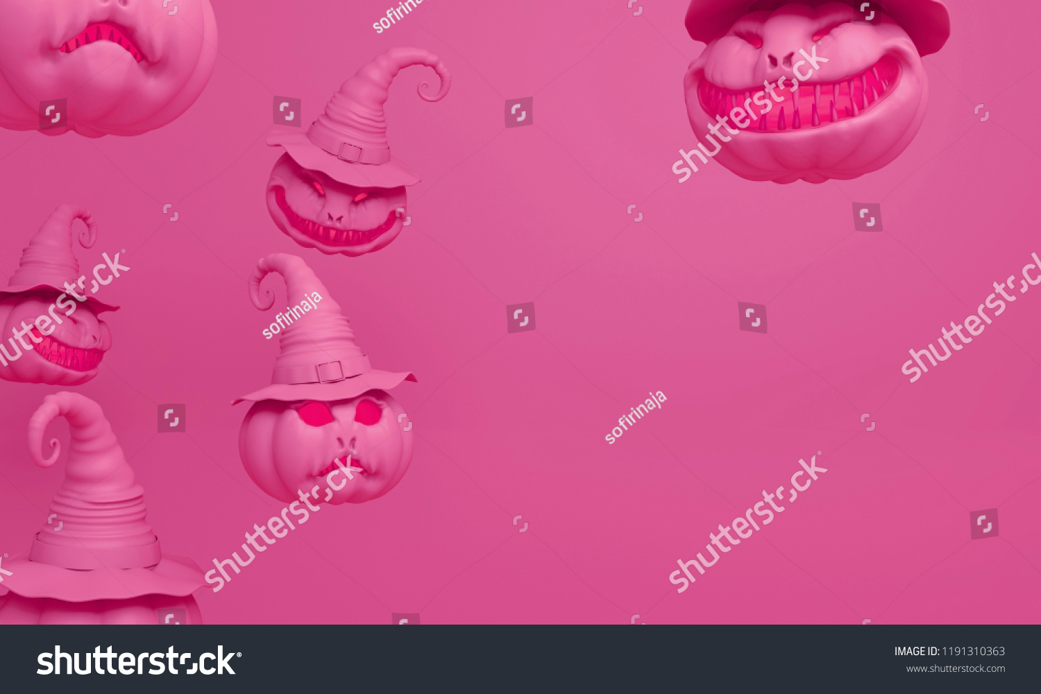 Smiling Pink Pastel Pumpkin Head Jack O Lantern With Witches Hat Copy E Text Design Creative Concept For Happy Halloween Festival 3d Rendering Smiling Pink Pastel Pumpkin Head Jack O Lantern With Witches Hat Copy E Text Design Creative Concept For Happy Halloween Festival 3d Rendering