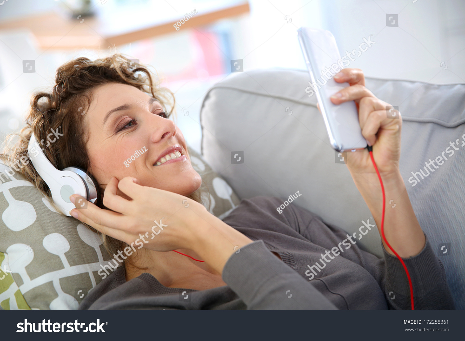  Coral Classic  Template Design Featuring Smiling Woman Laying