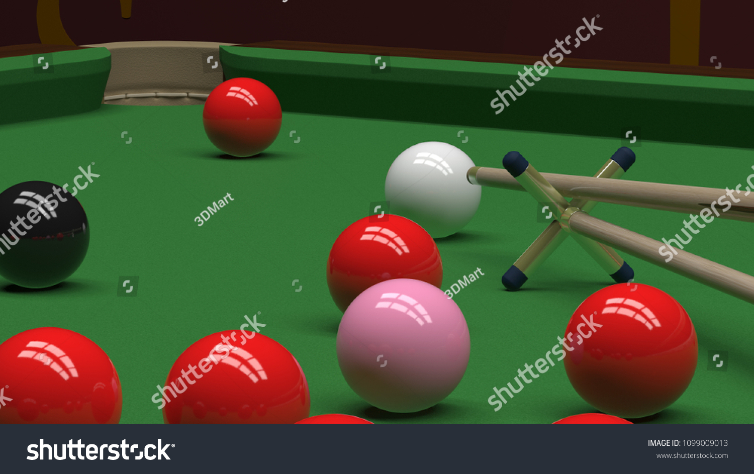 POOL AND SNOOKER CUE CROSS REST**