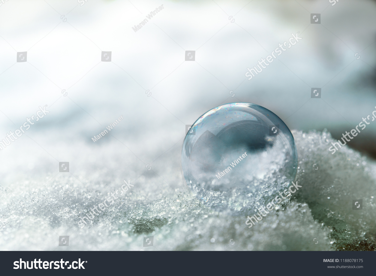 bubble snow