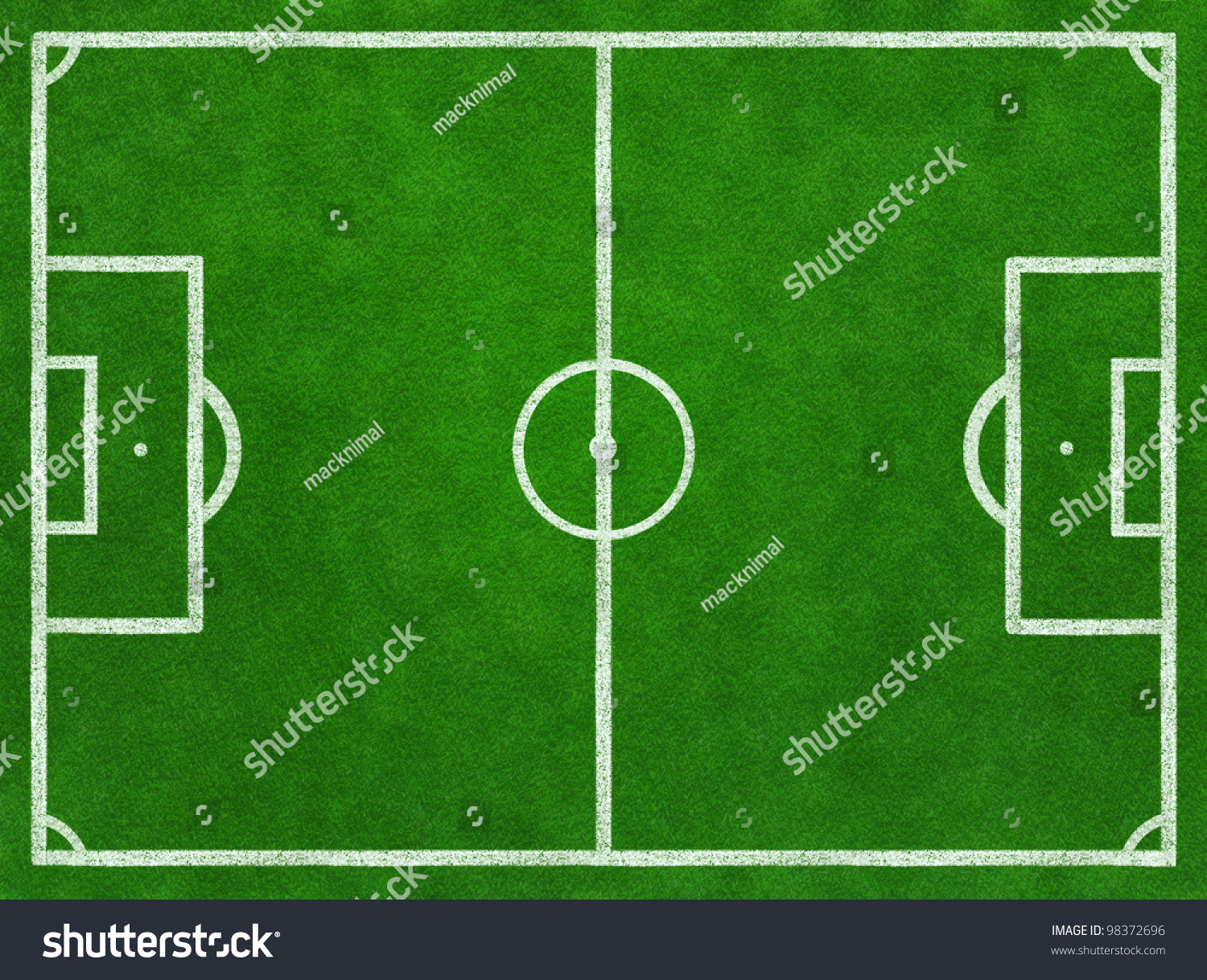 Soccer Field Stock Photo 98372696 : Shutterstock