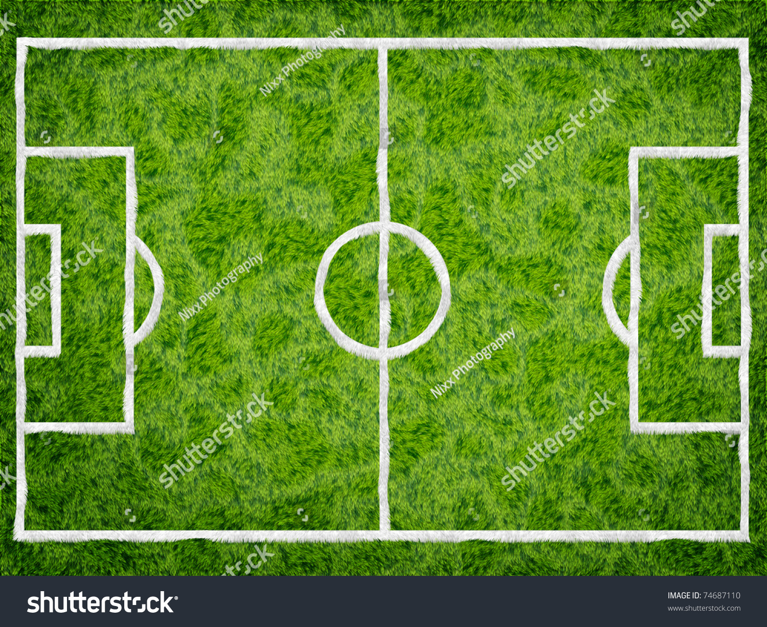 Soccer Field Grass Background Stock Photo 74687110 : Shutterstock