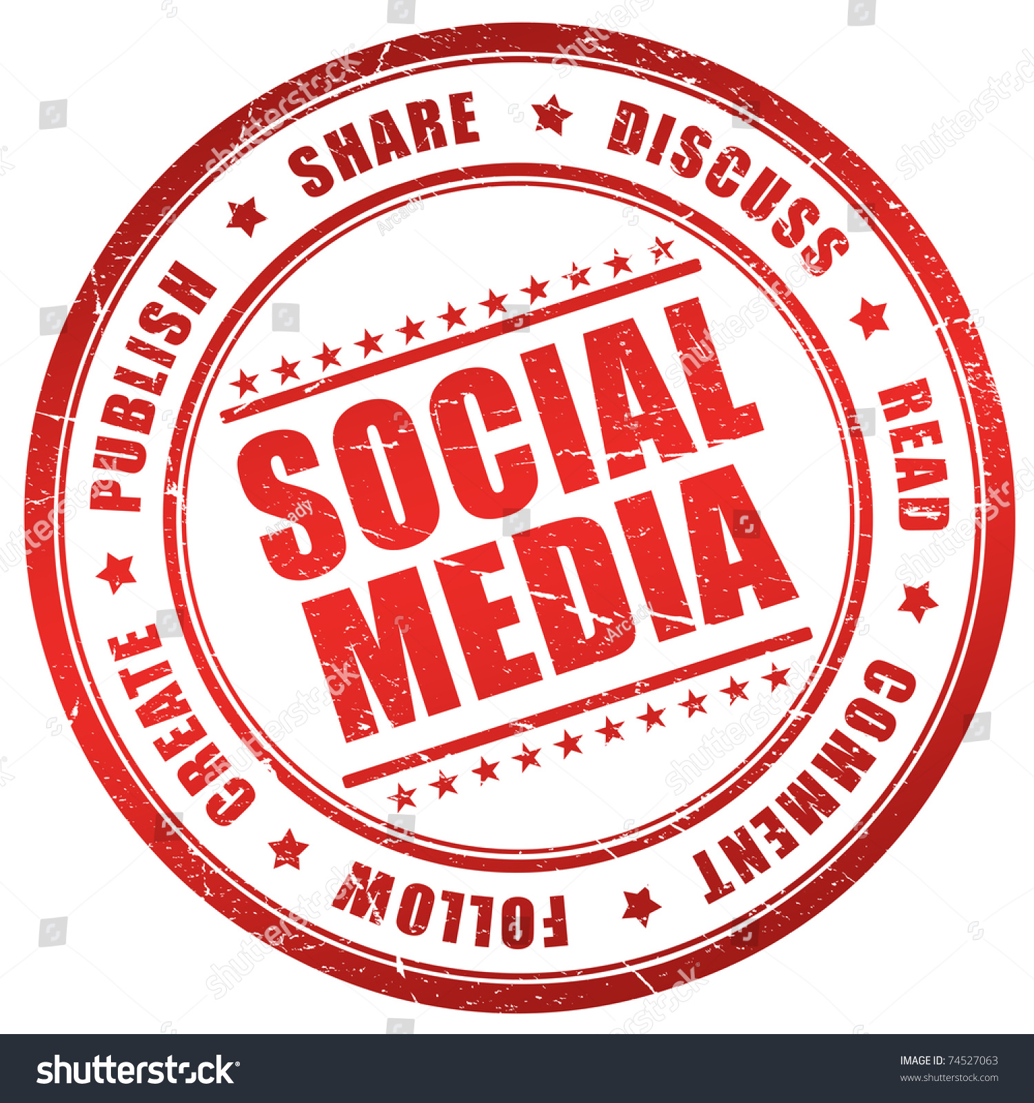 Social Media Symbol Stock Photo 74527063 : Shutterstock