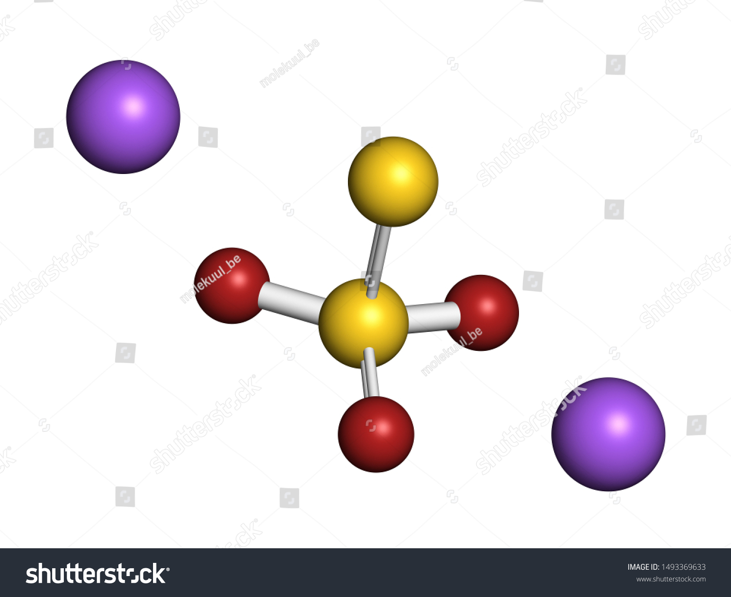 Sodium Thiosulfate Chemical Structure 3d Rendering Stock Illustration 1493369633 Shutterstock 5415