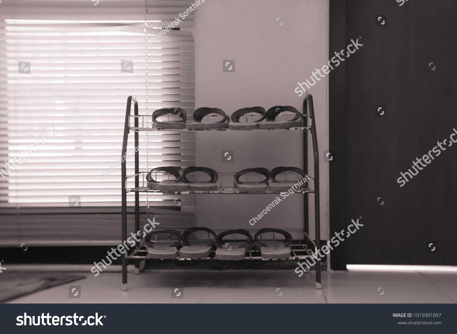 Soft Focus Rubber Shoes Put On Stock Image Download Now