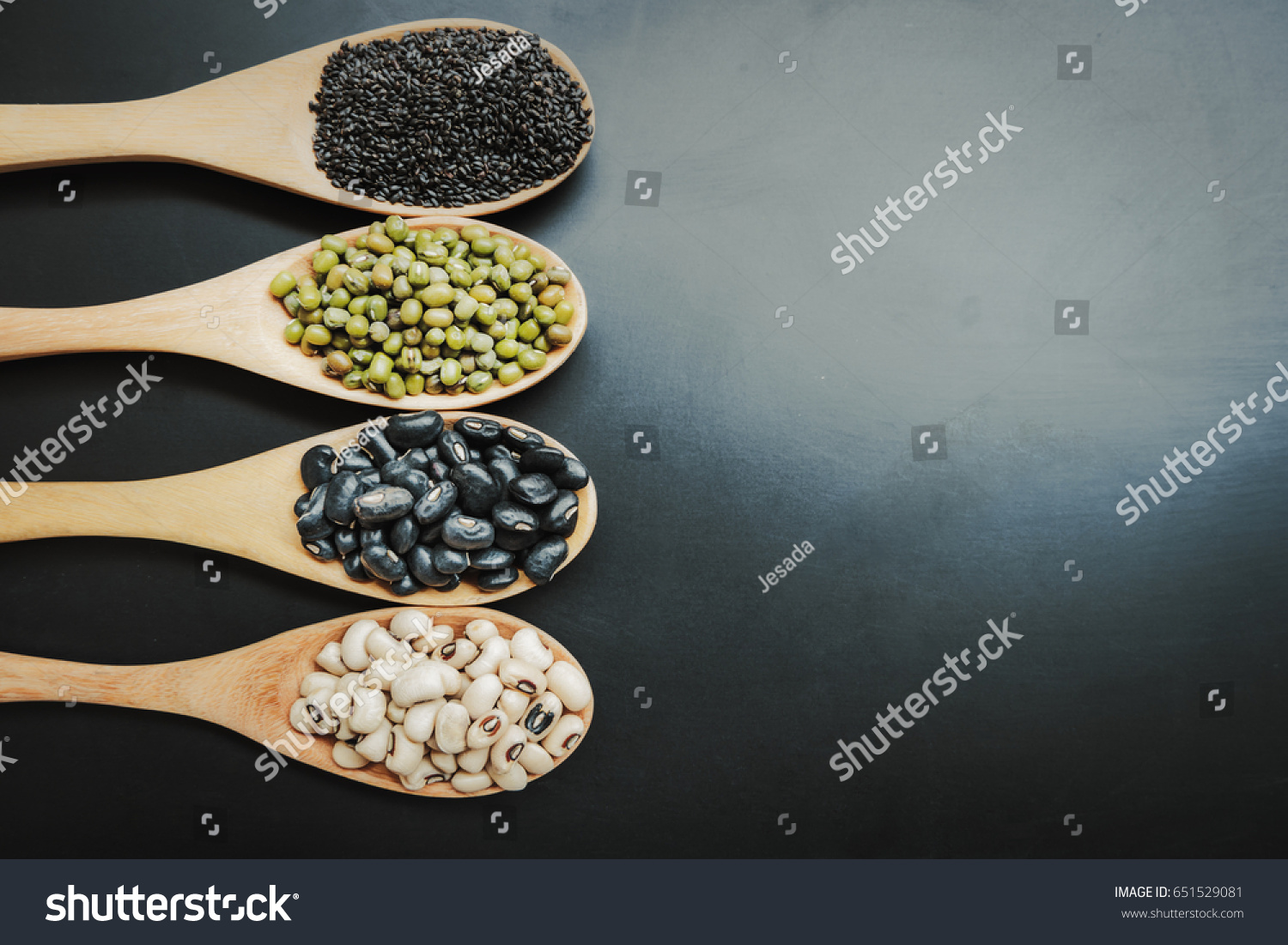 Soft Focus Top View Whole Grains Stock Photo 651529081 | Shutterstock