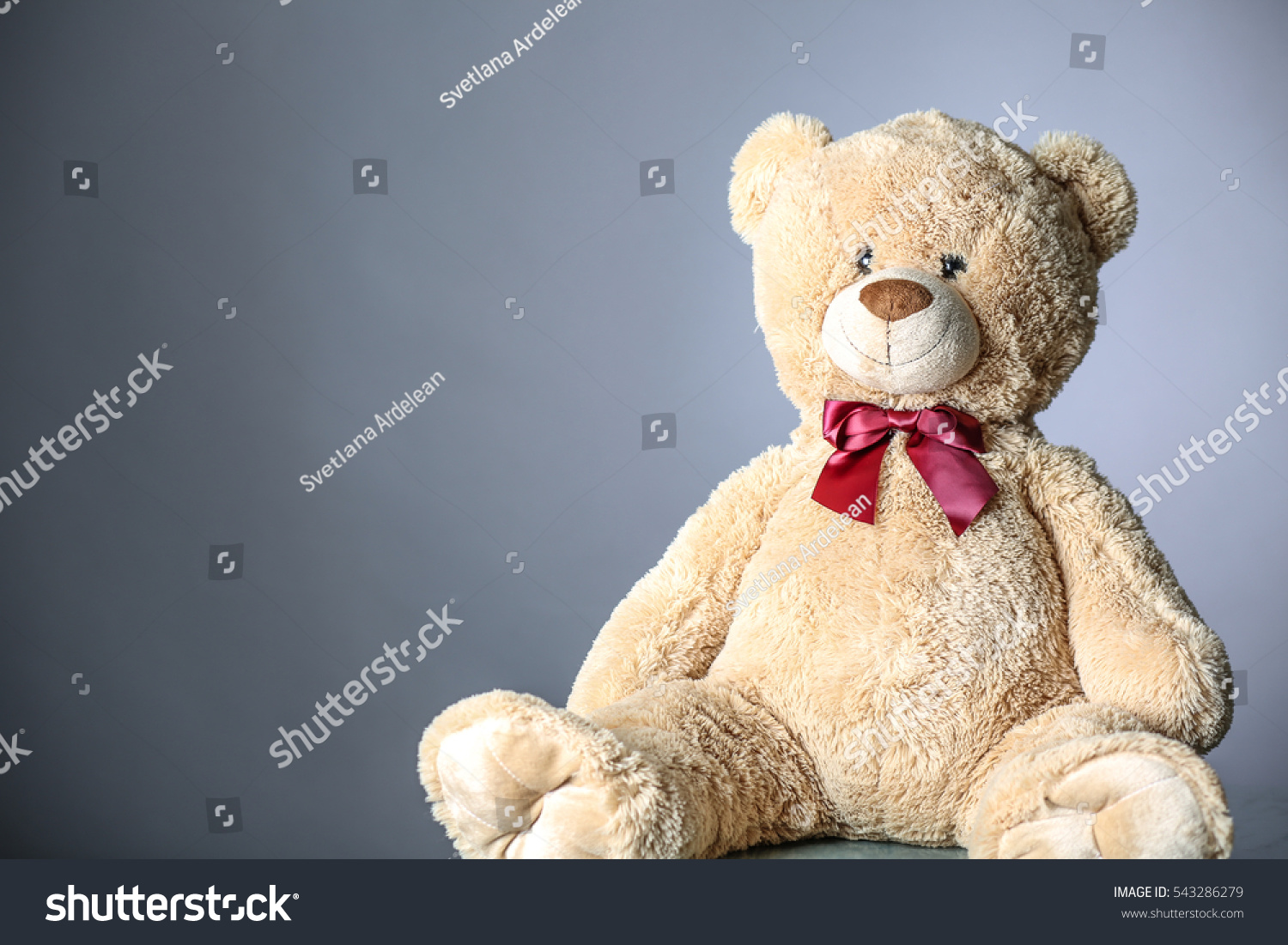teddy bear red bow tie