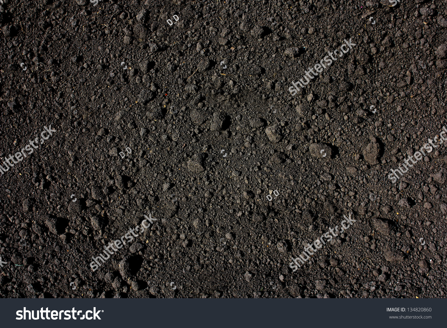 Soil Background Stock Photo 134820860 