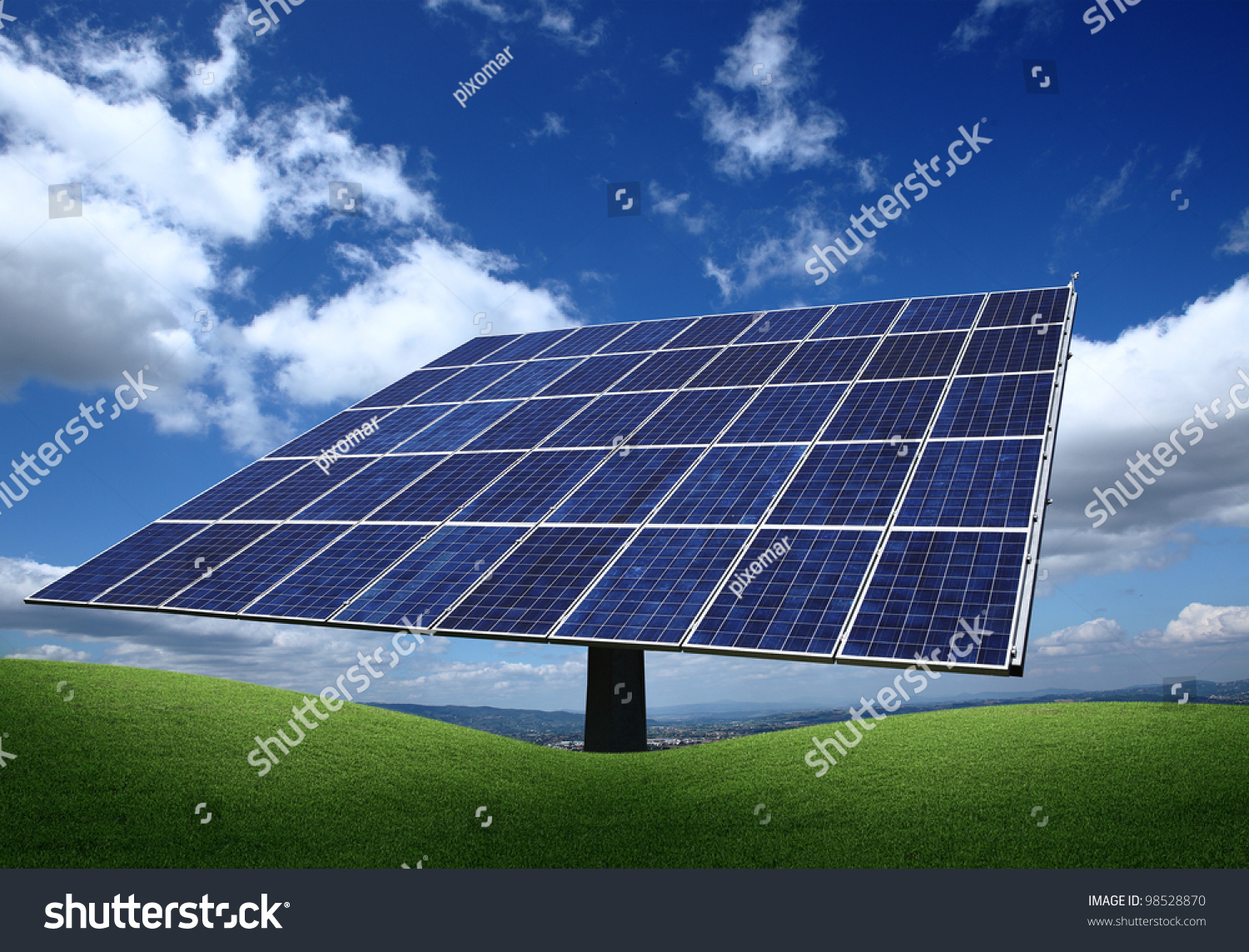 Solar Panel Stock Photo 98528870 : Shutterstock