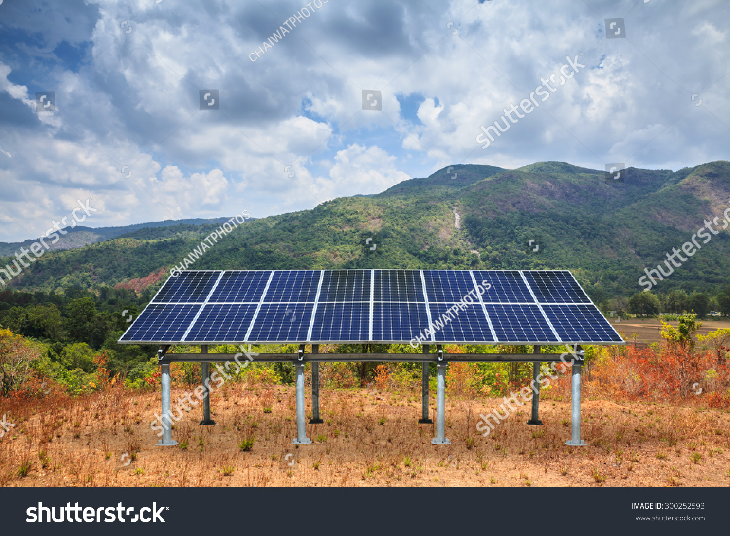 above ground solar panels