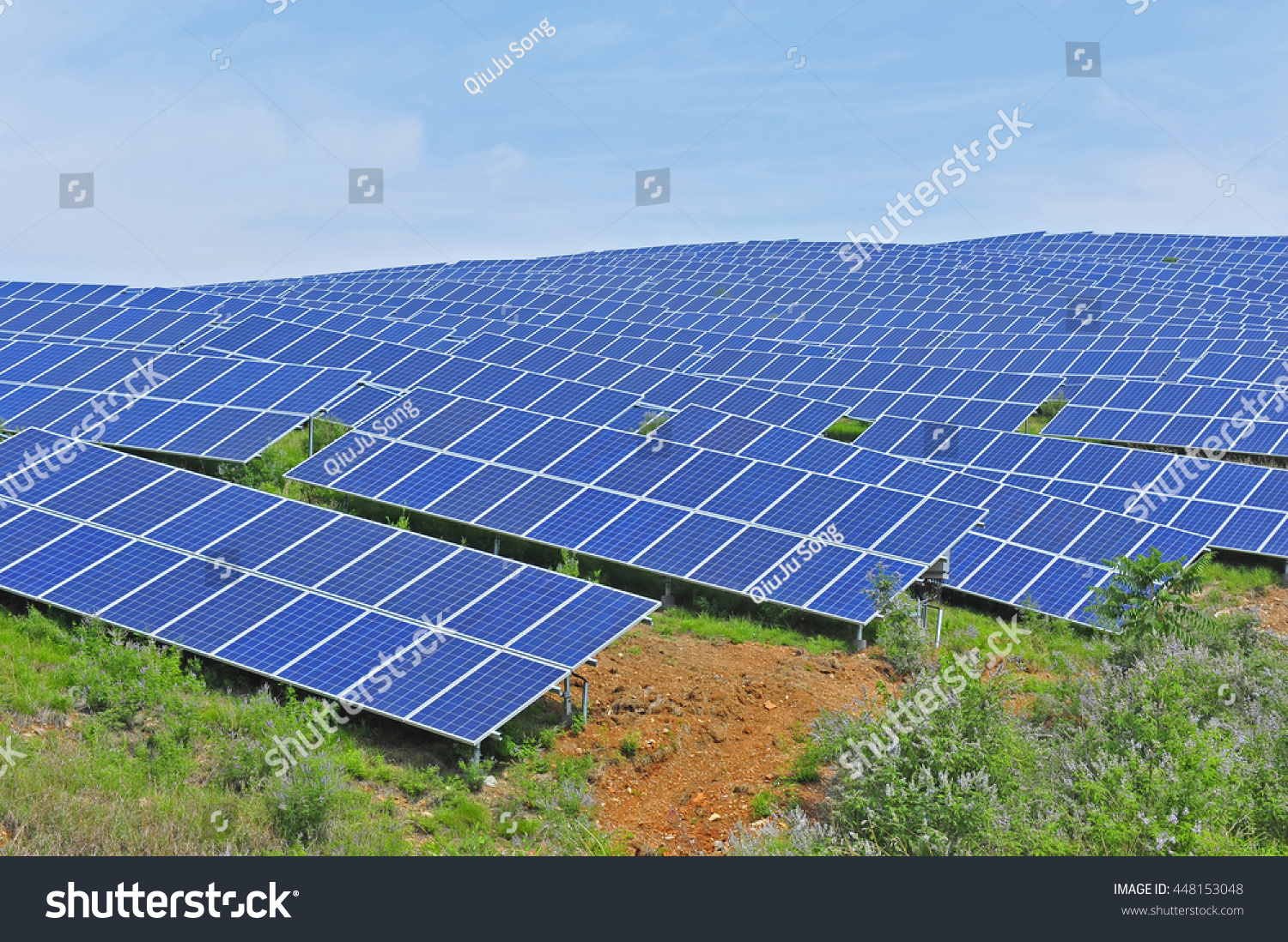 Solar Power Equipment Stock Photo 448153048 : Shutterstock