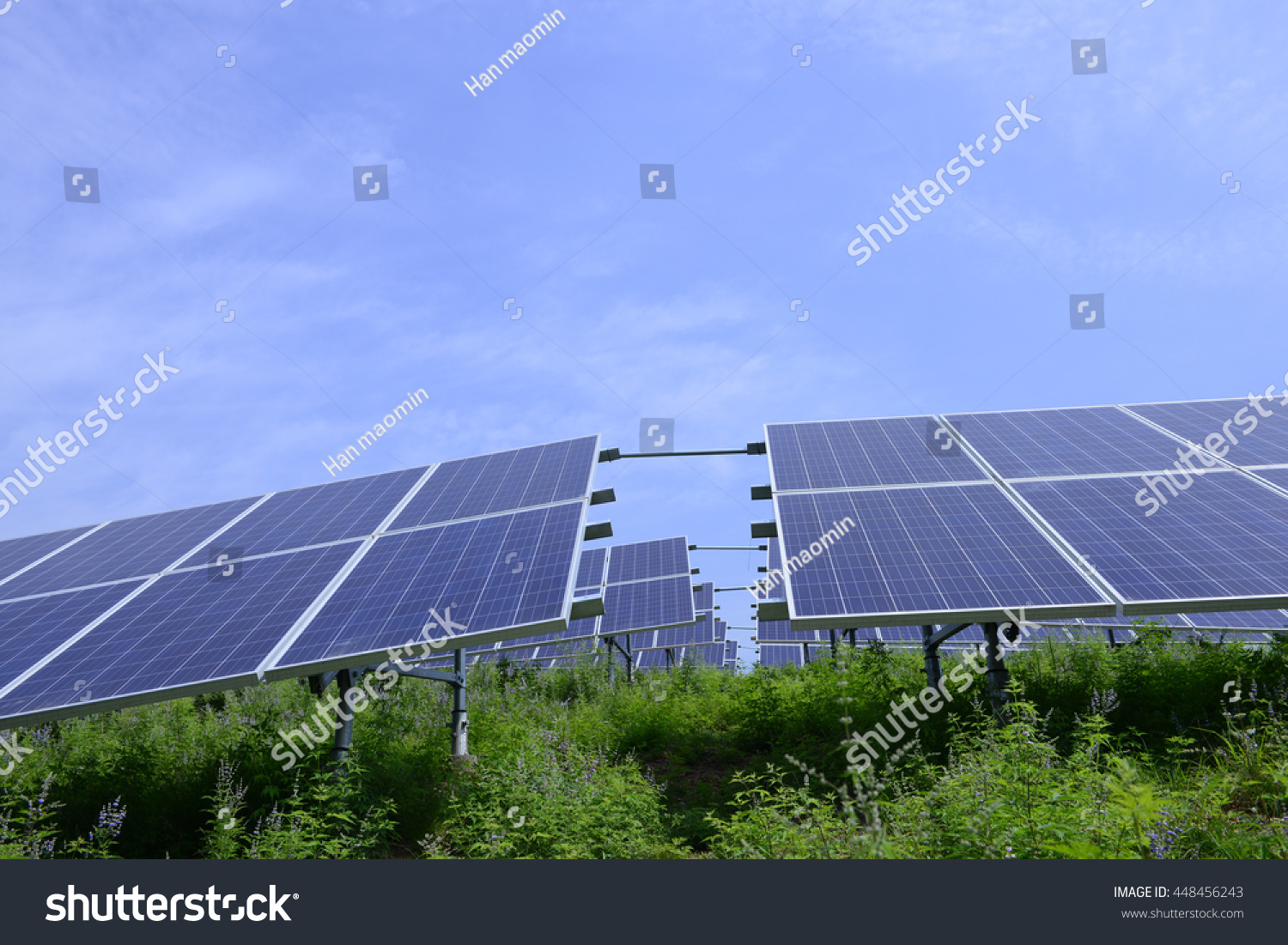 Solar Power Equipment Stock Photo 448456243 : Shutterstock