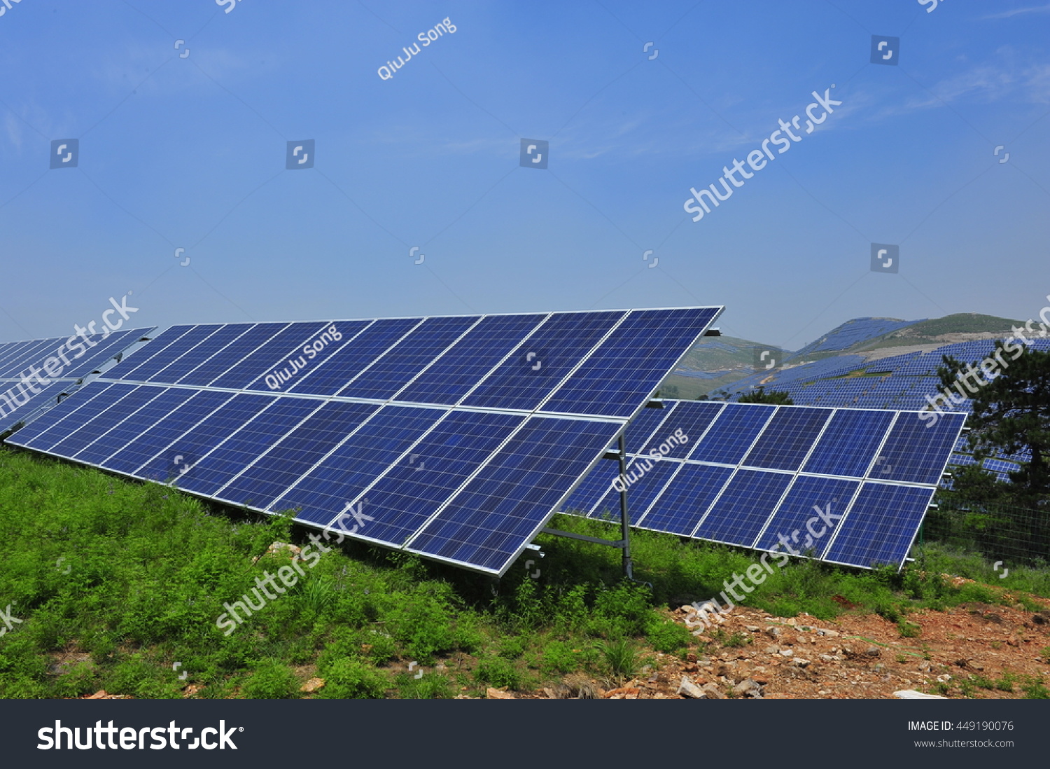 Solar Power Equipment Stock Photo 449190076 : Shutterstock