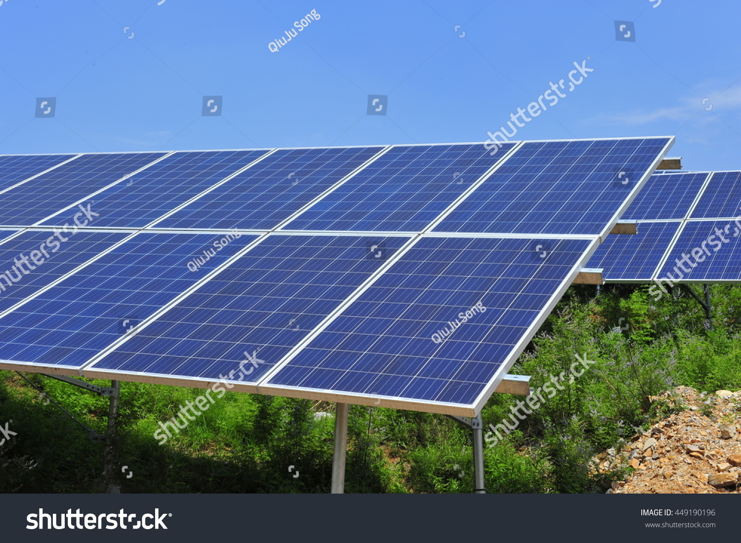Solar Power Equipment Stock Photo 449190196 : Shutterstock