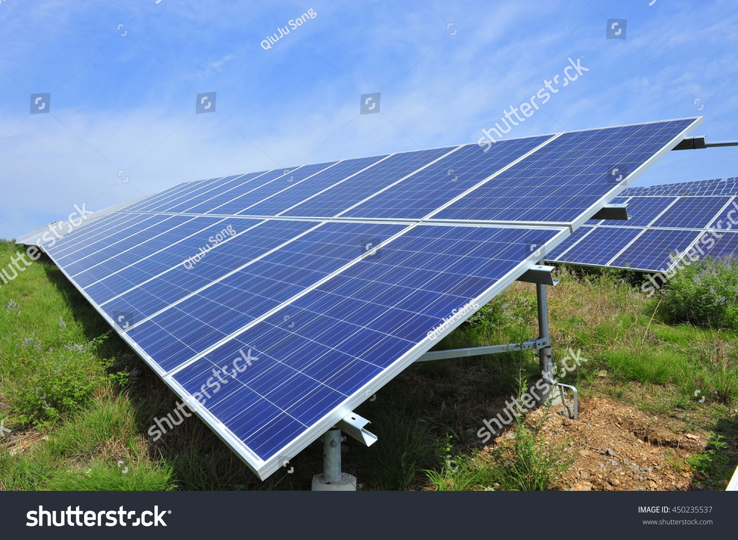 Solar Power Equipment Stock Photo 450235537 : Shutterstock