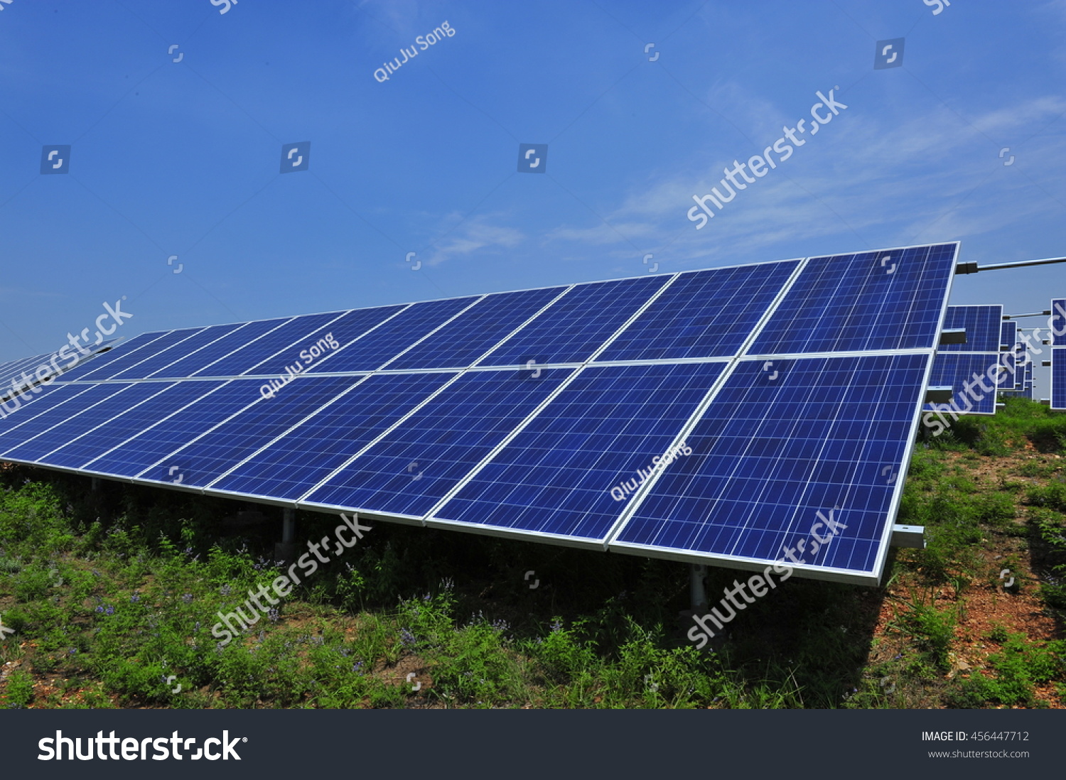 Solar Power Equipment Stock Photo 456447712 : Shutterstock