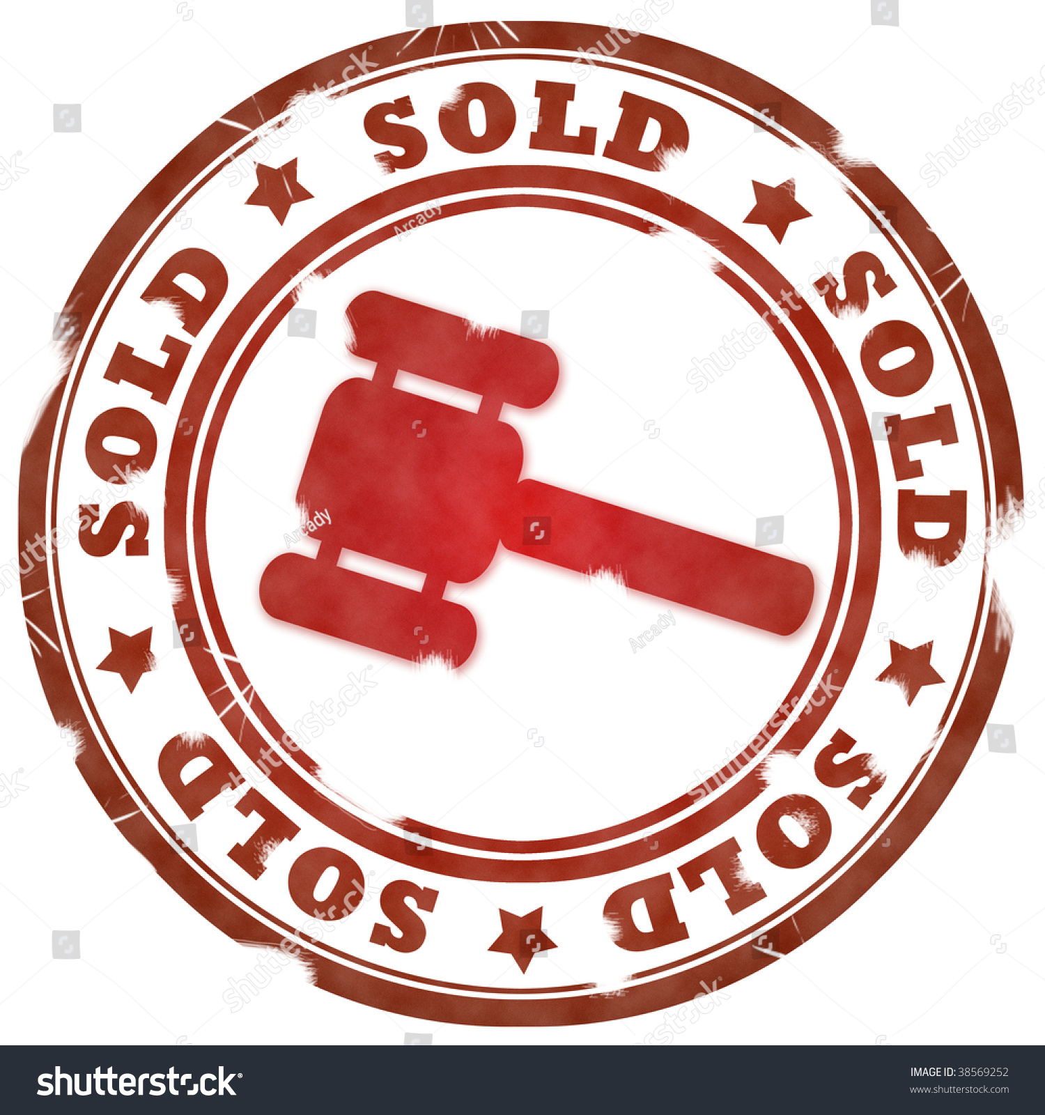 Sold Red Stamp Stock Illustration 38569252 - Shutterstock