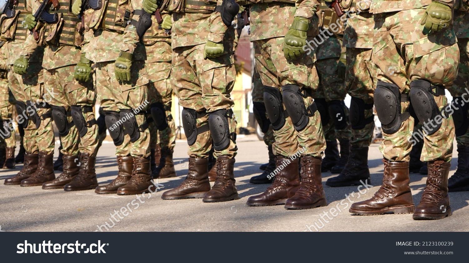 Soldiers Formation Photo During Day Details Stock Photo 2123100239 ...