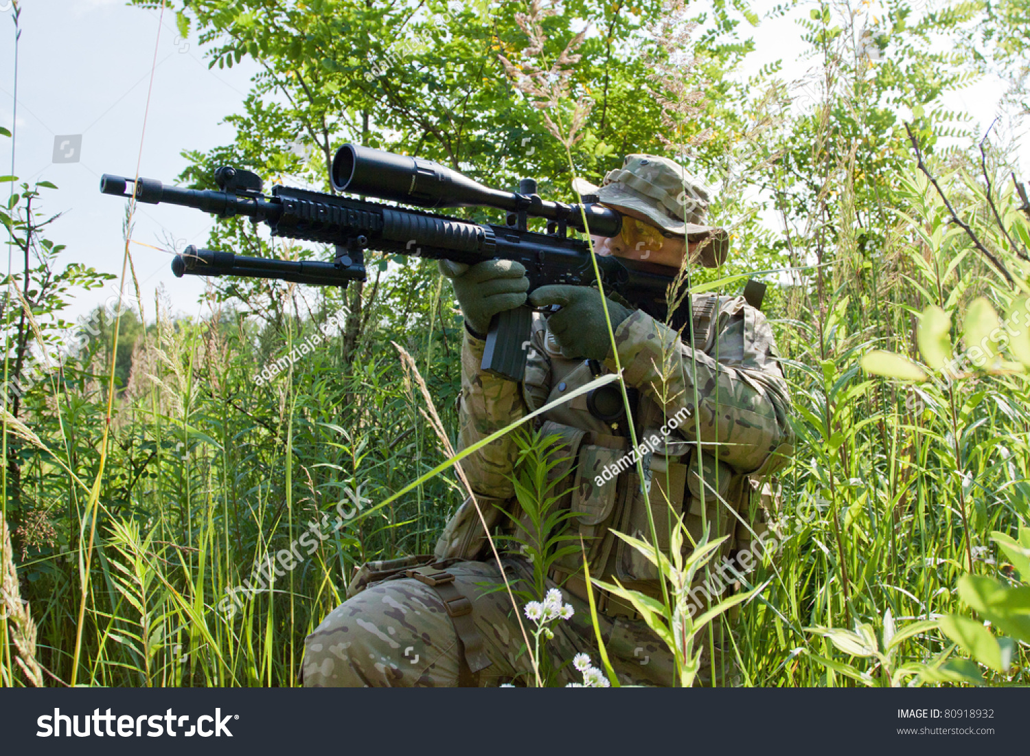 Soldiers In Us Army Special Forces Uniform Stock Photo 80918932 ...