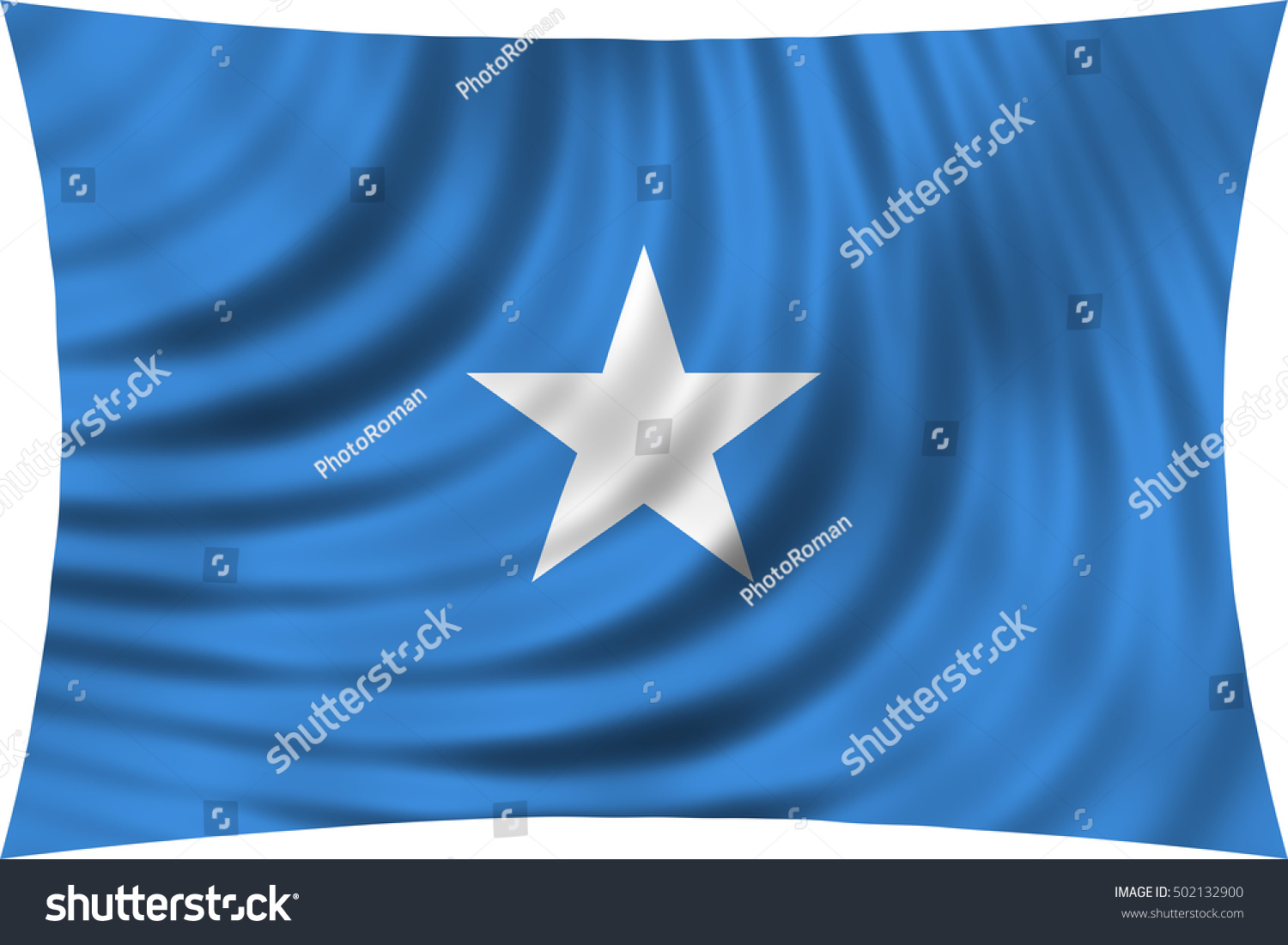 Somali National Official Flag African Patriotic Stock Illustration ...