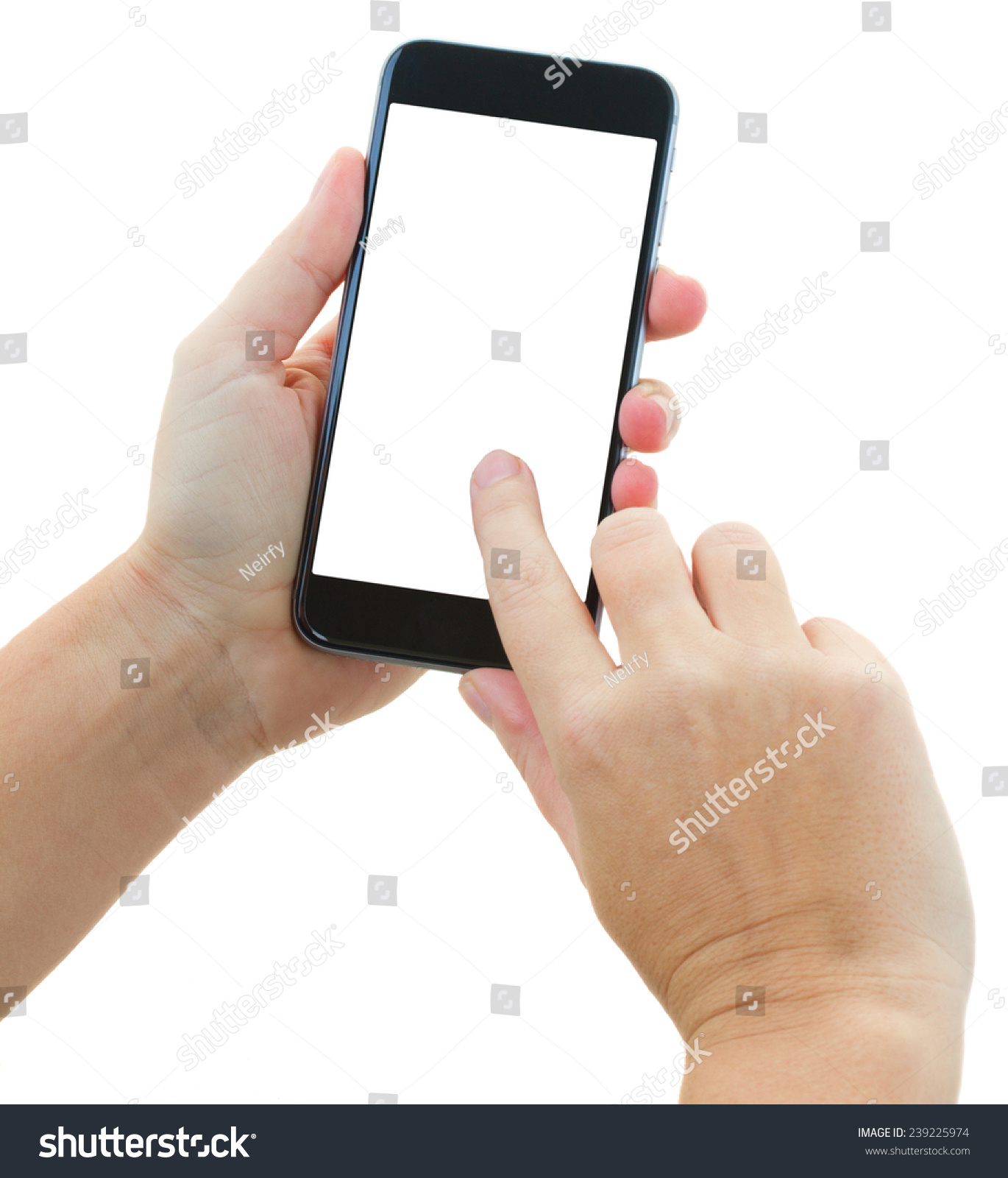 Someones Hands Holding Touching Modern Black Stock Photo (Edit Now