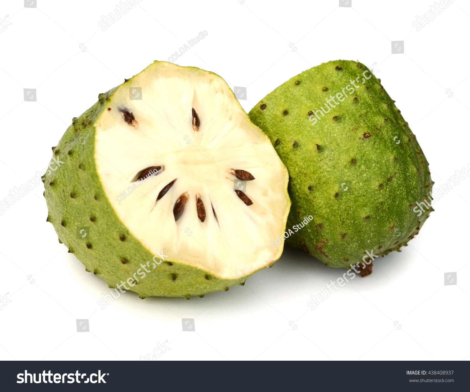 Sour Sop Graviola Guyabano Isolate On Stock Photo Edit Now