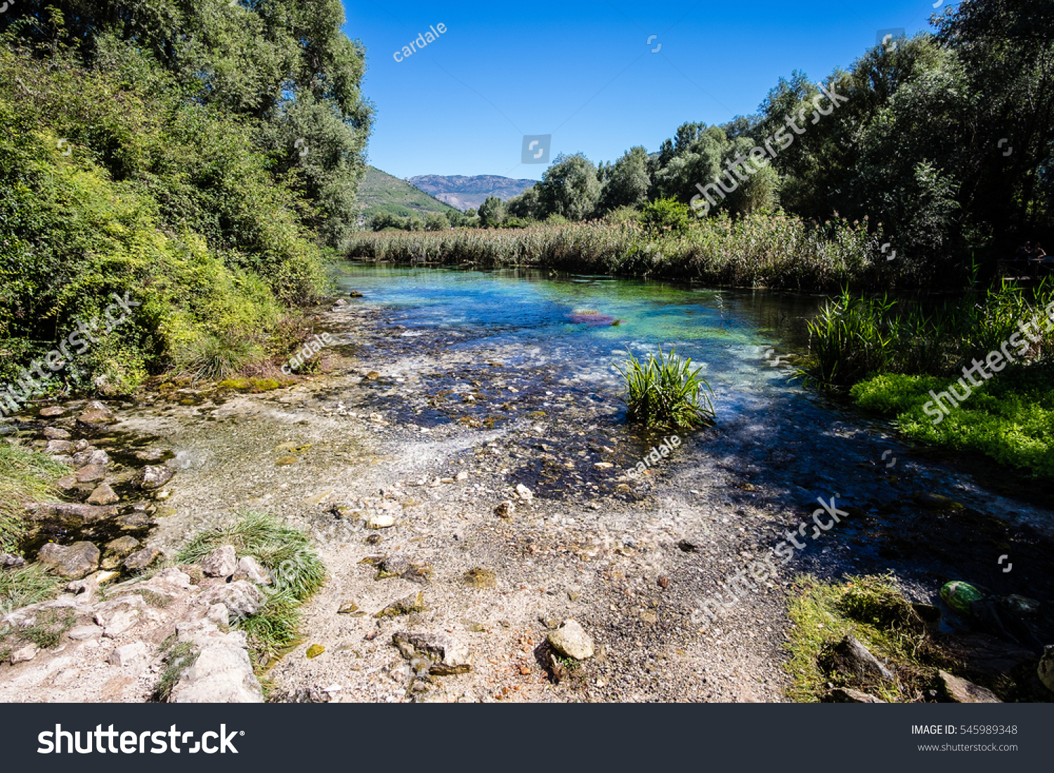 Source Crystal Clear River Stock Photo Edit Now