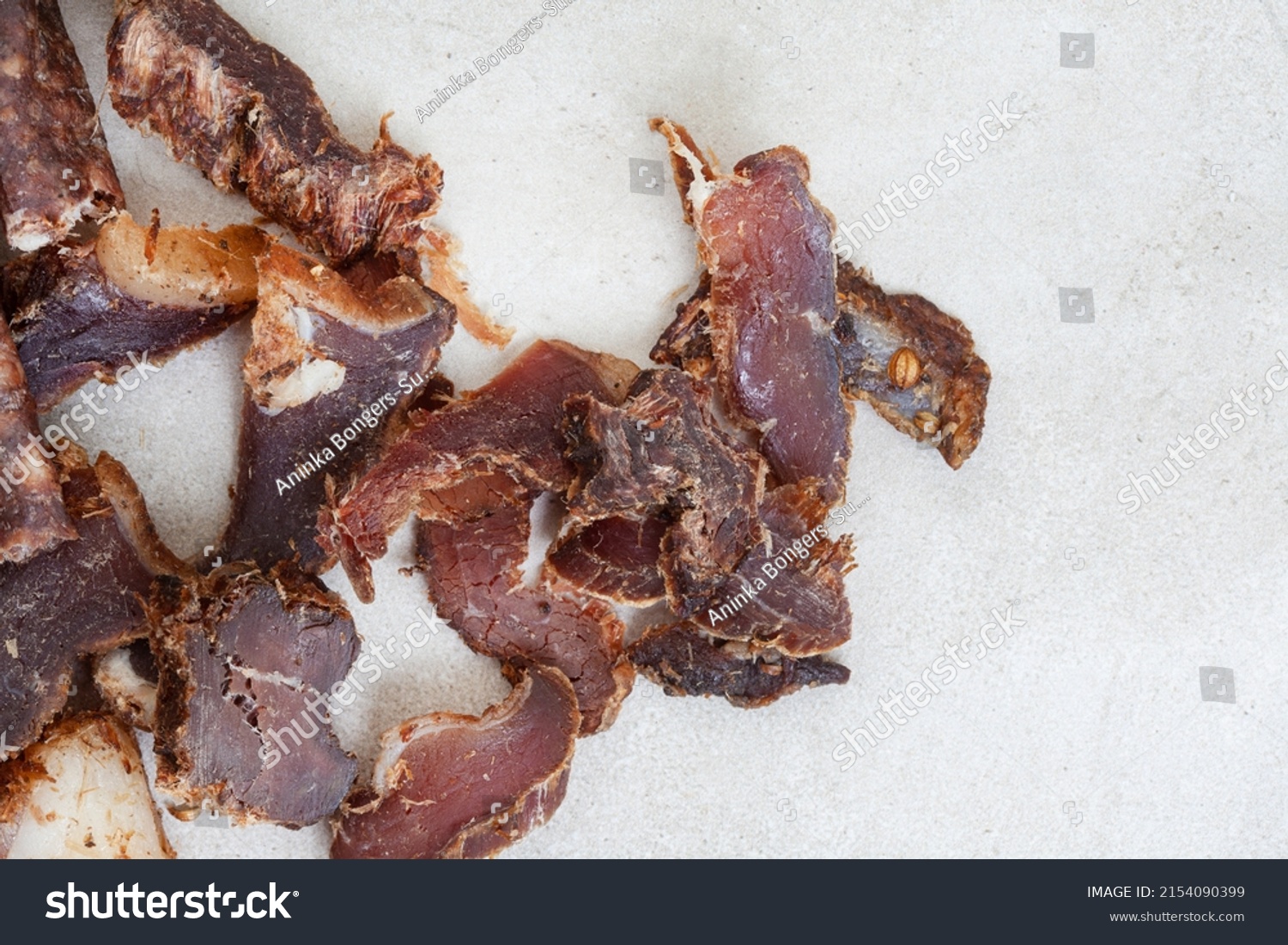 South African Biltong Dried Cured Meat Stock Photo Shutterstock