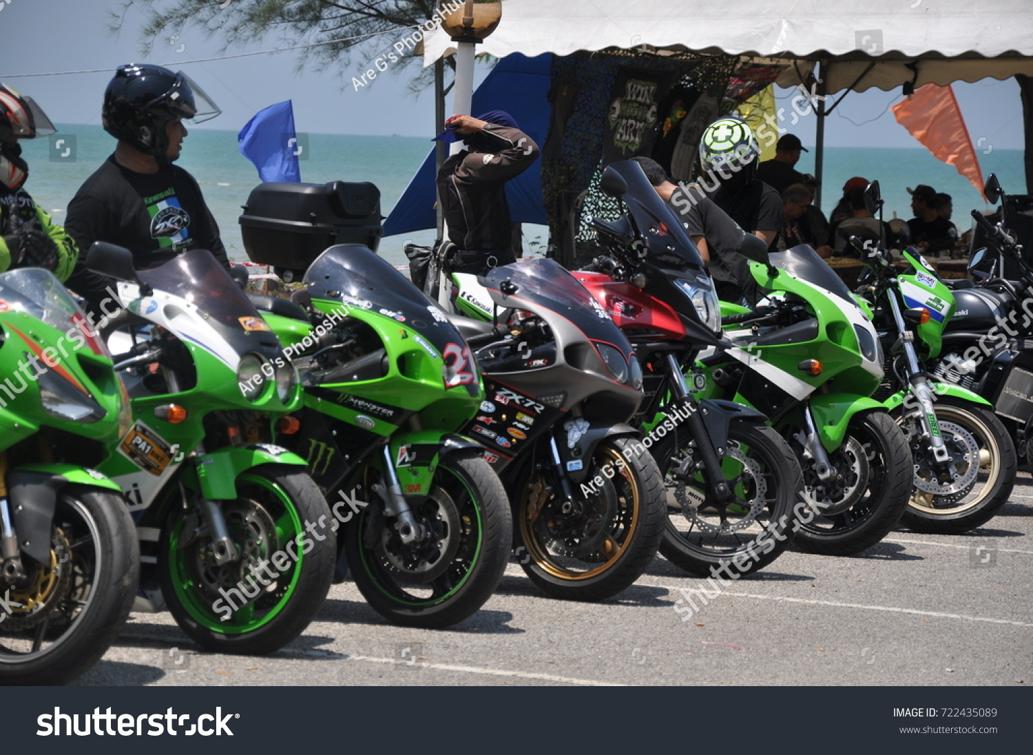 South Malaysian September 26th 2017 Biker Stock Photo Edit Now 722435089