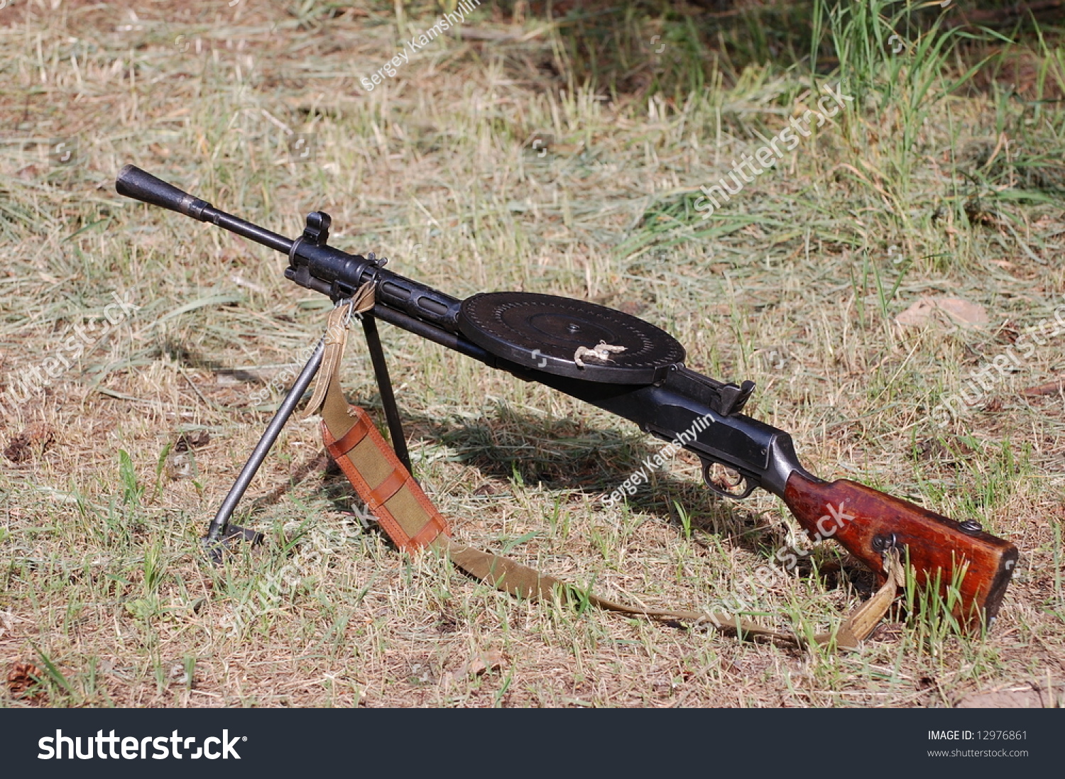 Soviet Machin-Gun. Ww2 Time Stock Photo 12976861 : Shutterstock