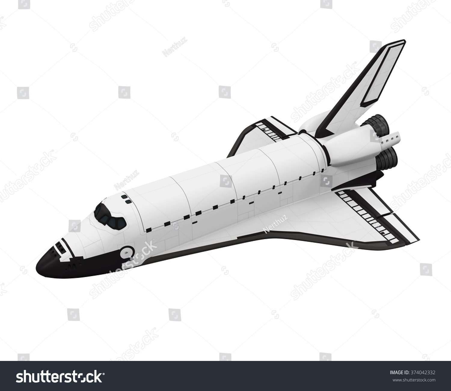 スペースシャトル のイラスト素材