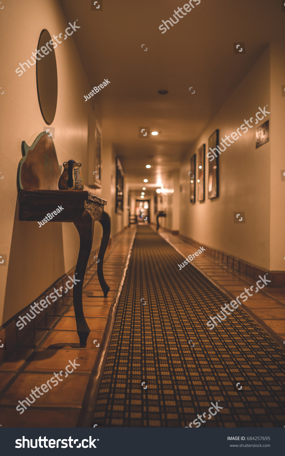 Spanish Boutique Hotel Hallway Stock Photo Edit Now 684257695