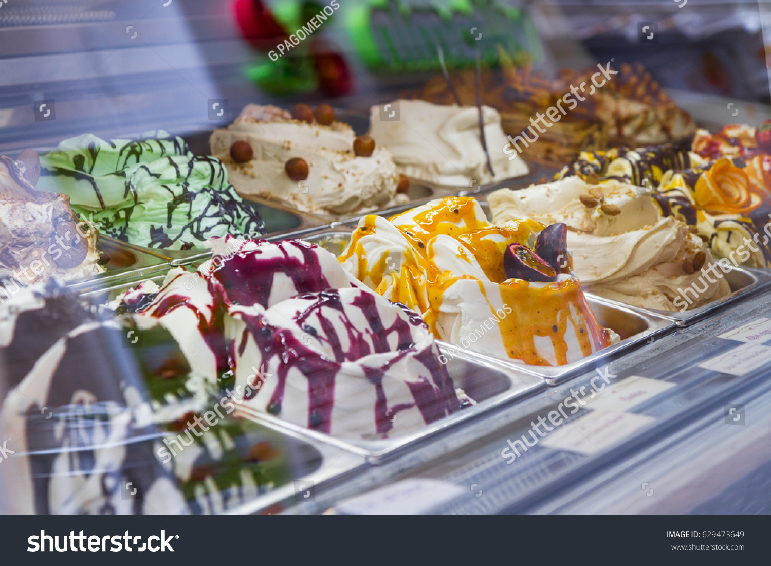 Spanish Ice Cream Shop Varieties Different Stock Photo Edit Now