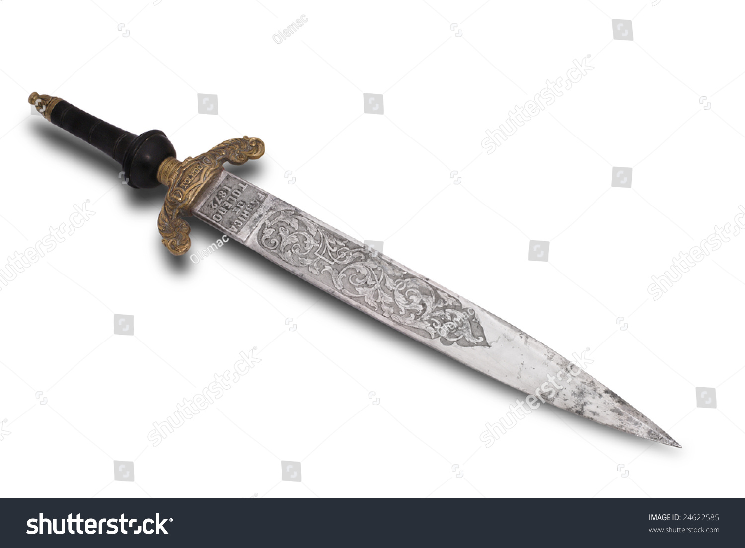 Spanish Infantry Sword Bayonet From Famous Toledo Steel. 19th Century ...