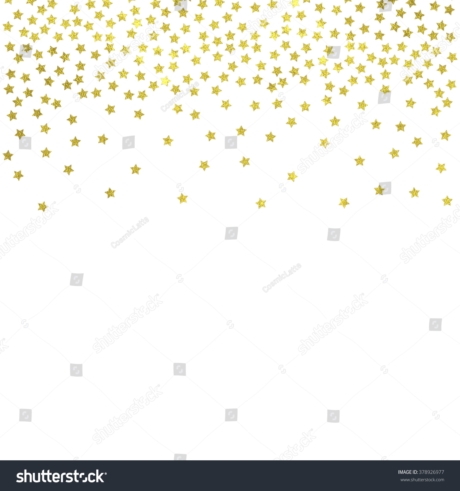 stock photo sparkle texture background stars gold confetti illustration template for book cover brochure 378926977