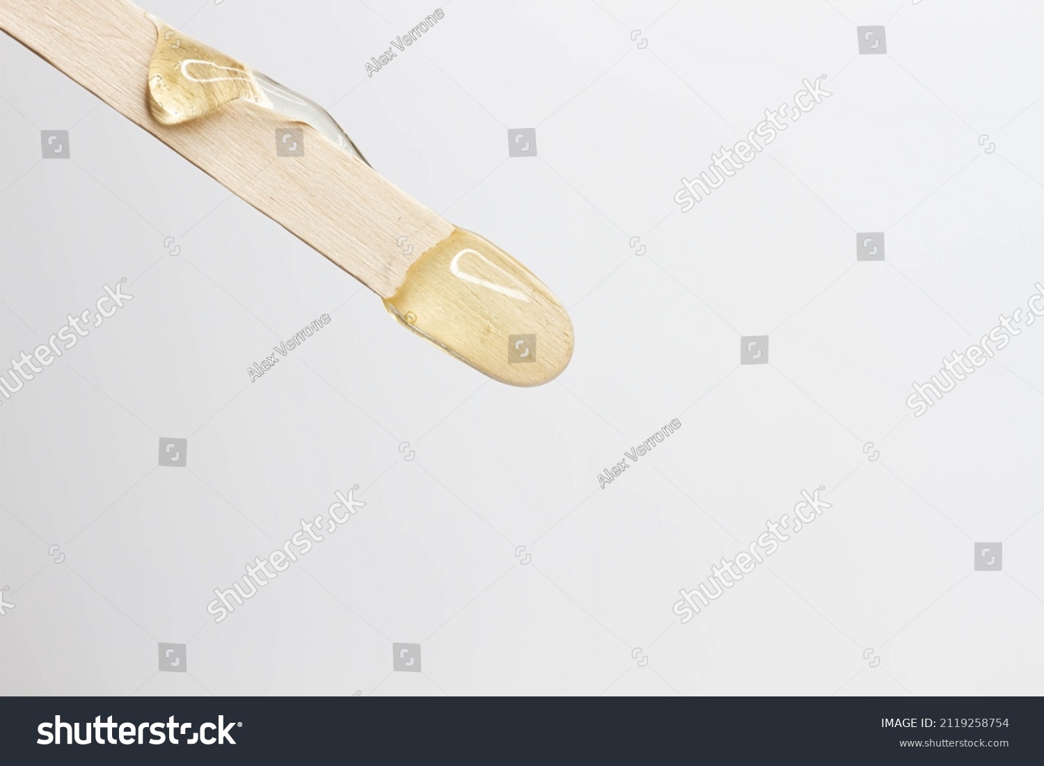 Spatula Sugar Pasteshugaring Sugar Waxing Depilation Stock Photo