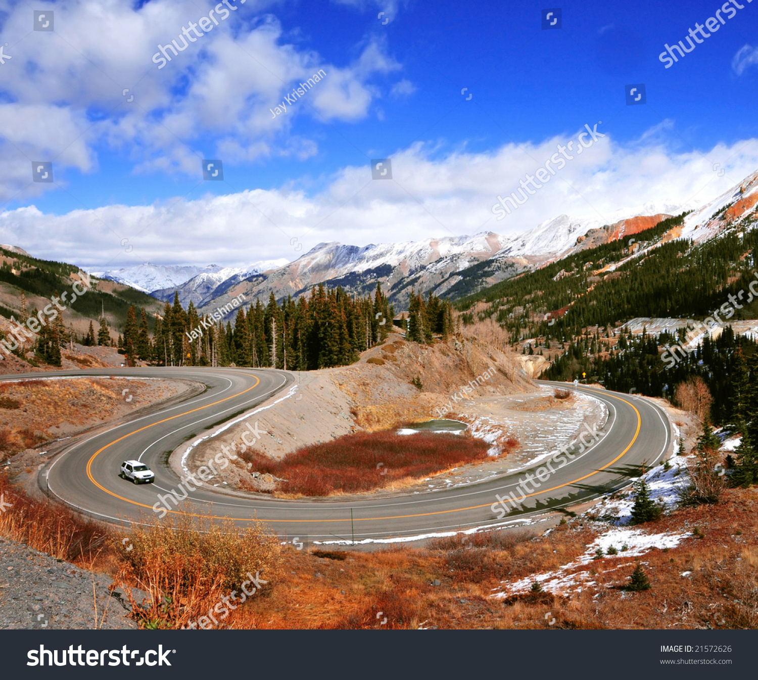 Spectacular Colorado Mountain Road Stock Photo 21572626 : Shutterstock