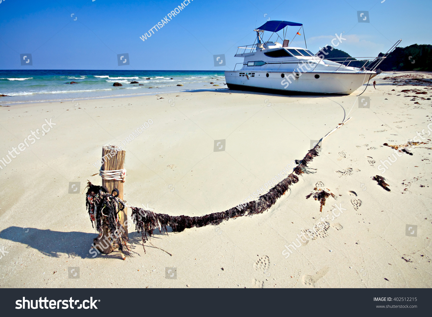 Speed Boats On Beach Thailandprocess By Stock Photo Edit