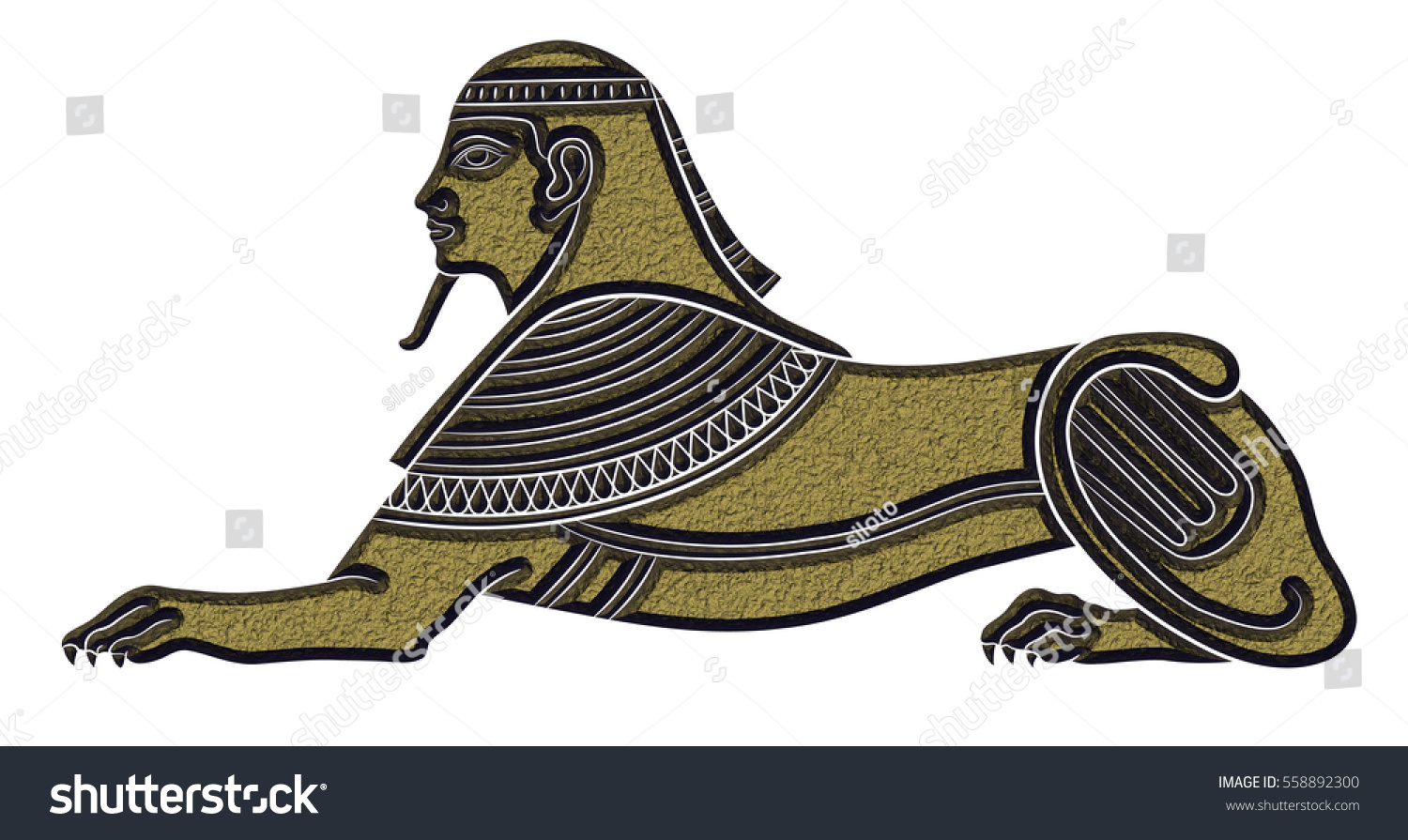 Sphinx Mythical Creature Ancient Egypt のイラスト素材
