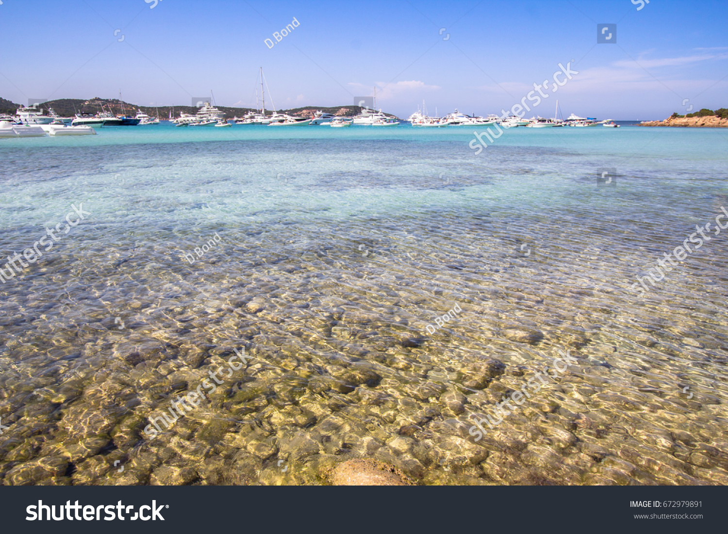 Spiaggia Del Grande Pevero On Famous Stock Photo Edit Now