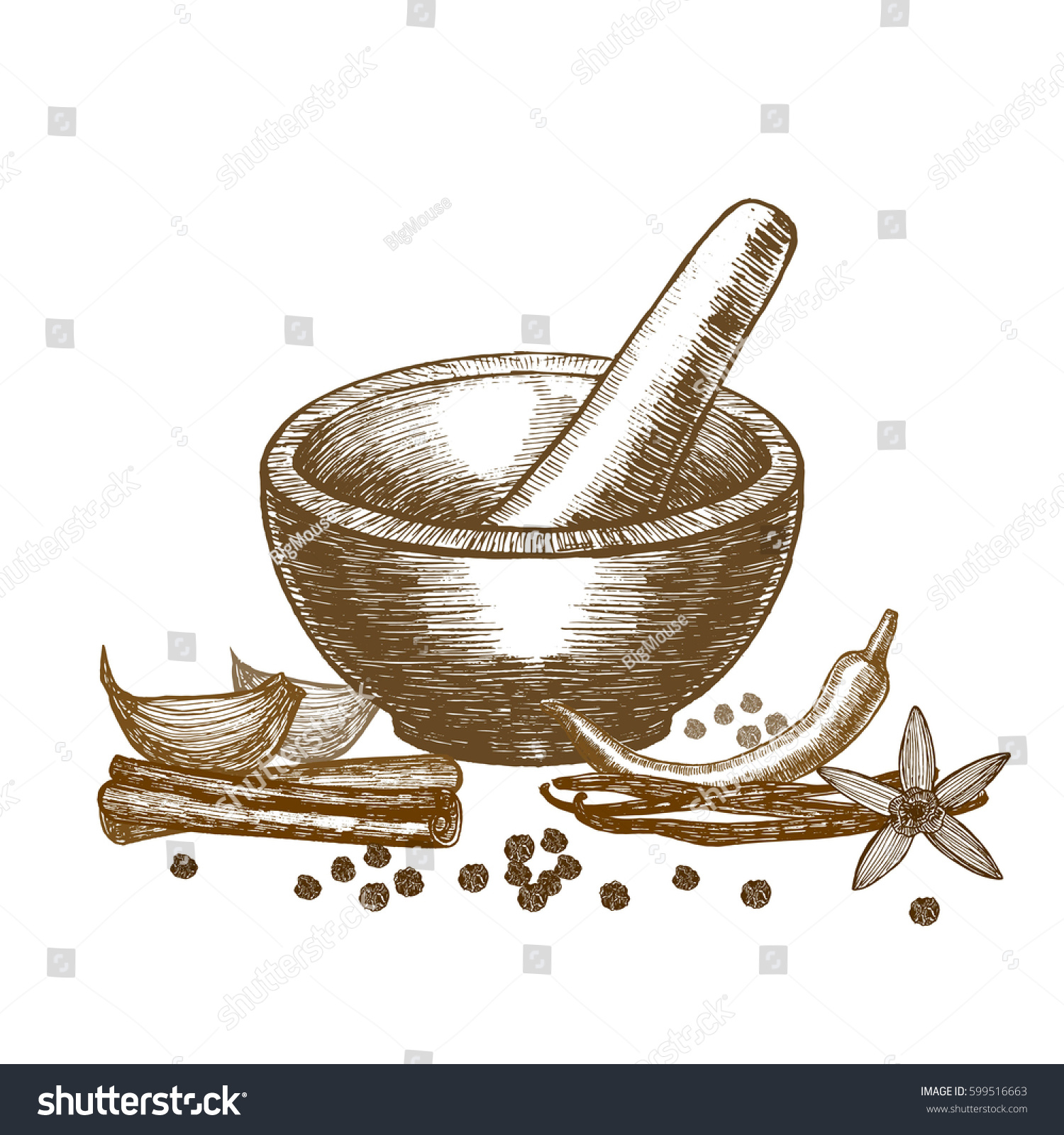Spices Mortar Pestle Hand Draw Sketch Stock Illustration 599516663 ... for Mortar And Pestle Drawing
174mzq Spices Mortar Pestle Hand Draw Sketch Stock Illustration 599516663 ... for Mortar And Pestle Drawing
174mzq