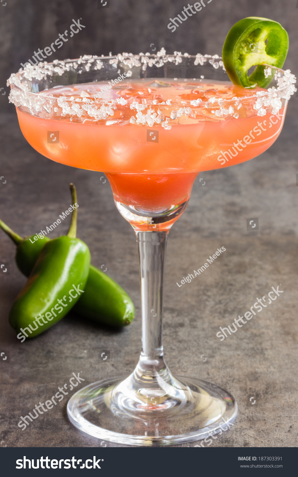 Spicy Hawaiian Margarita Made By Soaking Stock Photo Edit Now 187303391