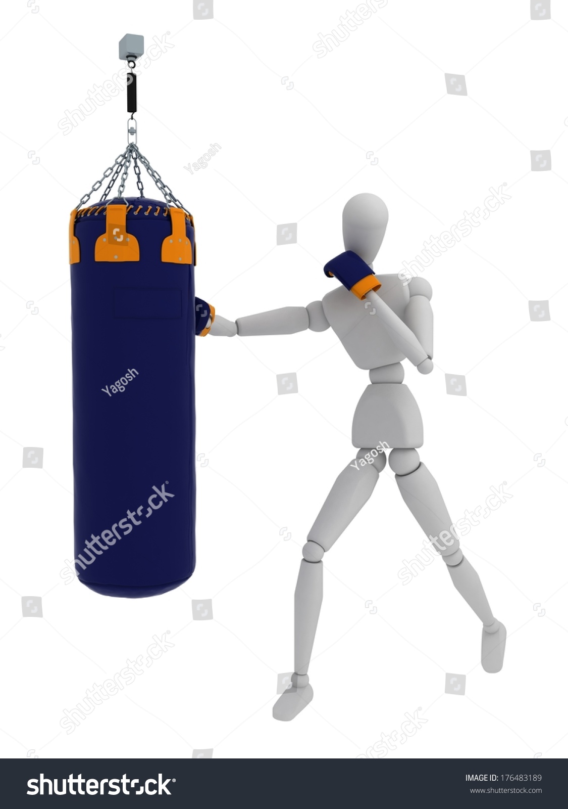 kickboxing doll