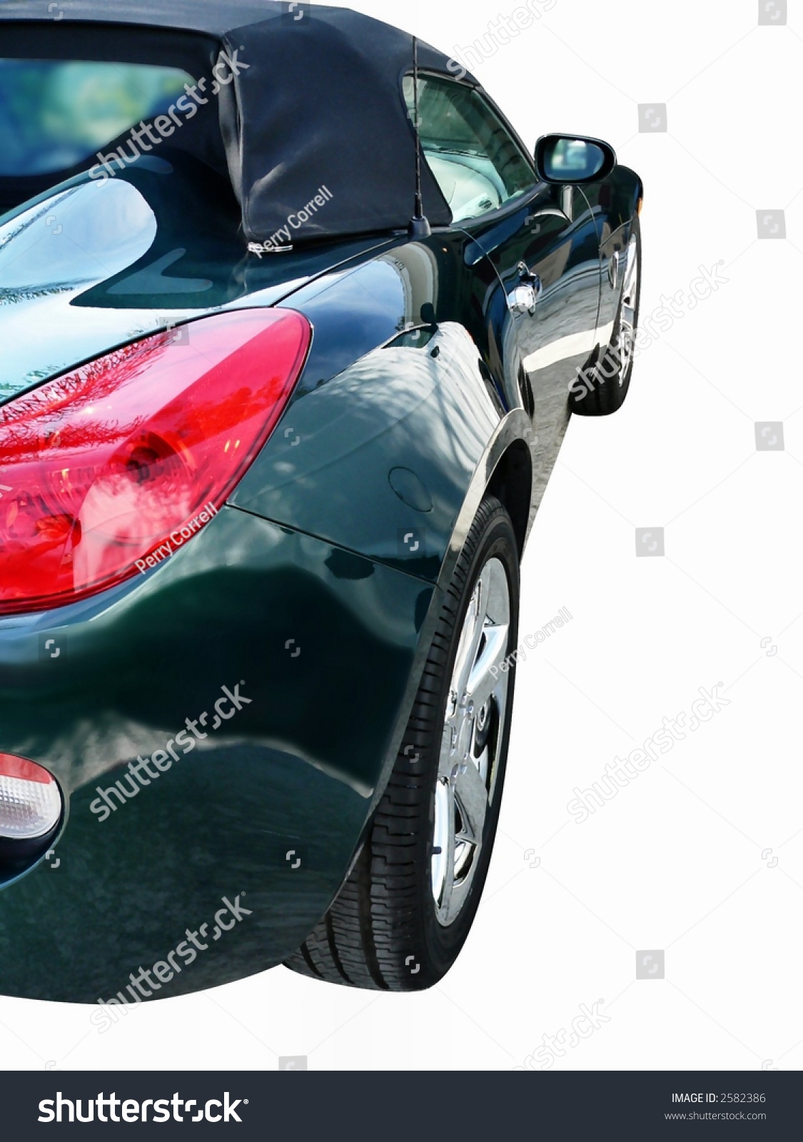 Sports Car Shot Rear Quarter Panel Stock Photo Edit Now 2582386