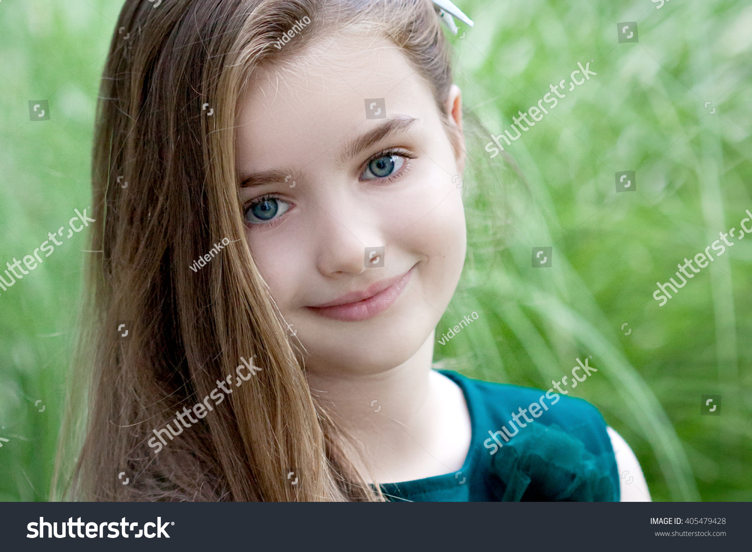 Spring Fairy Portrait Beautiful Little Girl Stock Photo Edit Now