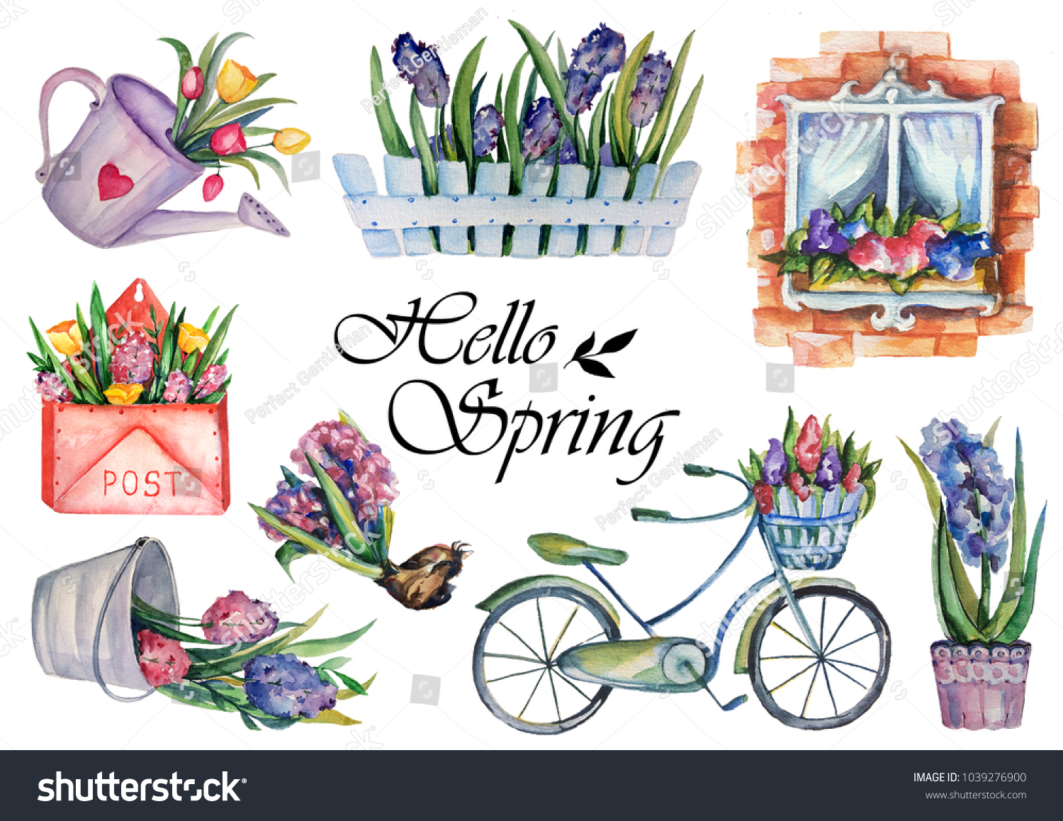 Set Spring mood Set Spring mood
