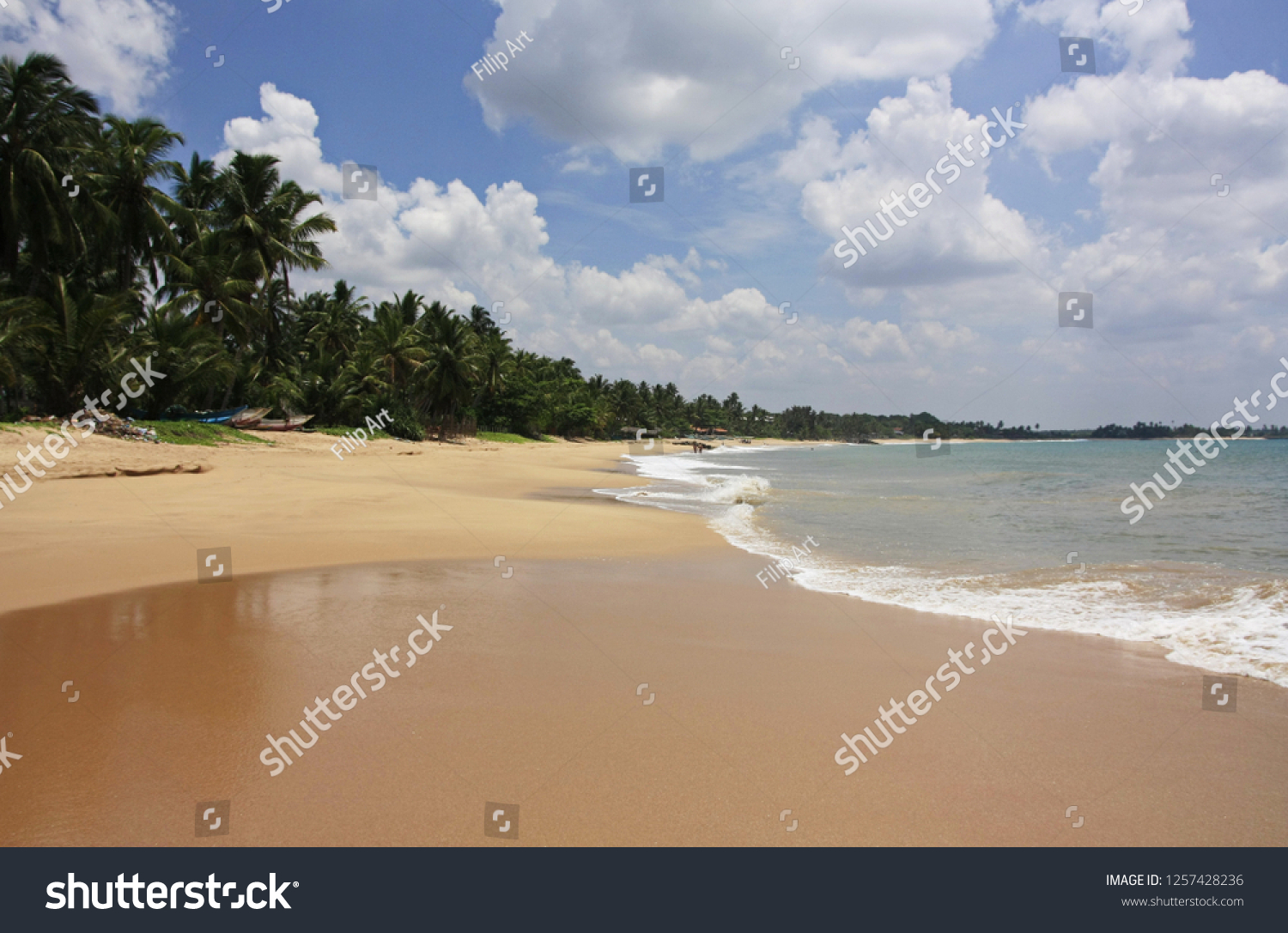 Sri Lanka View Landskape Sea View Stock Photo (Edit Now) 1257428236 ...